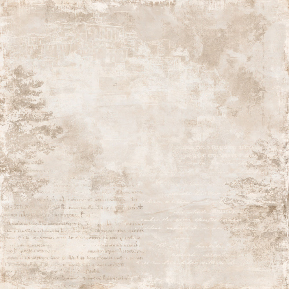 Single Gordes Provence Hilltop Luberon Stone Vaucluse Ochre Bone digital paper shown full size