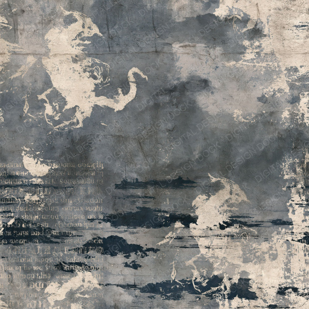 Single Nucklavee Cryptid North Sea Slate Skinless Flesh Bone digital paper shown full size