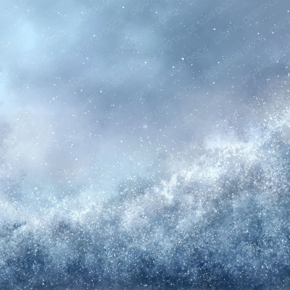 Snow Haze Winter Background Digital Paper Pack (DDD007727)