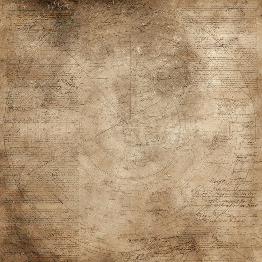Antique Astronomy Chart Background Digital Paper Pack (DDD008828)