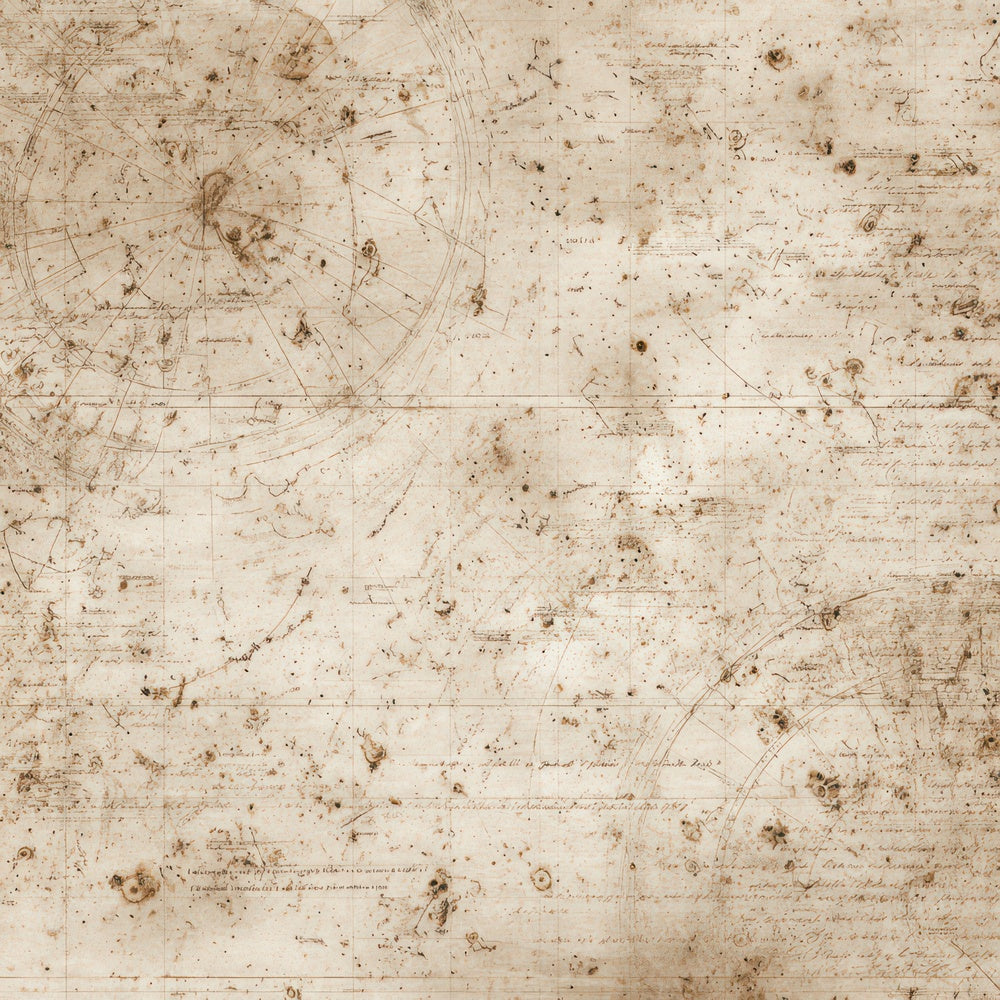 Antique Astronomy Chart Background Digital Paper Pack (DDD008828)