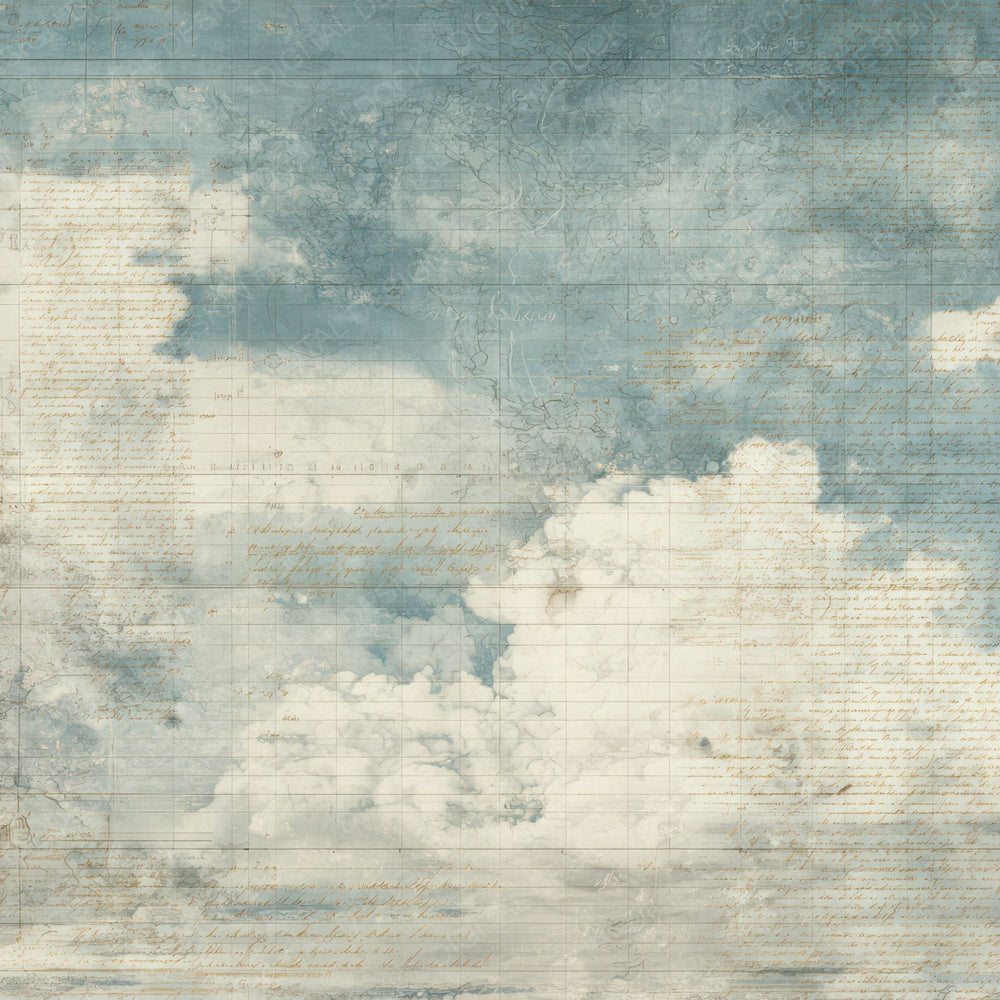Antique Weather Chart Background Digital Paper Pack (DDD008872)