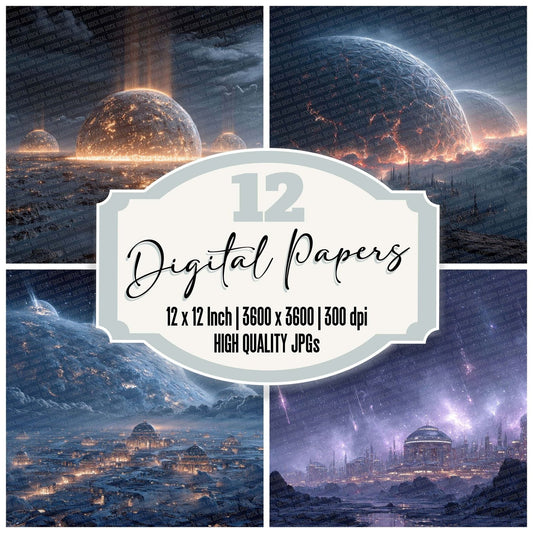 Asteroid City Cyber Space Digital Paper Pack (DDD007610)