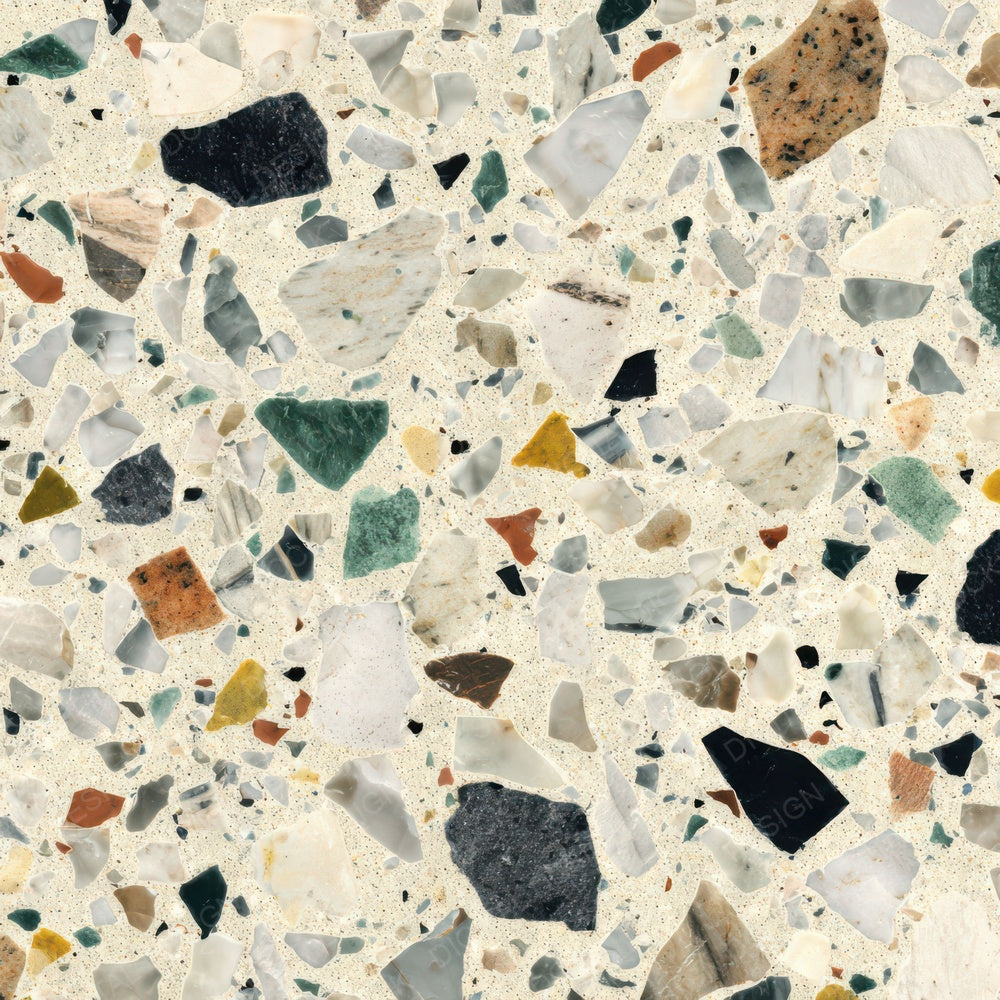 Beige Terrazzo Slab Digital Paper Pack (DDD008130)