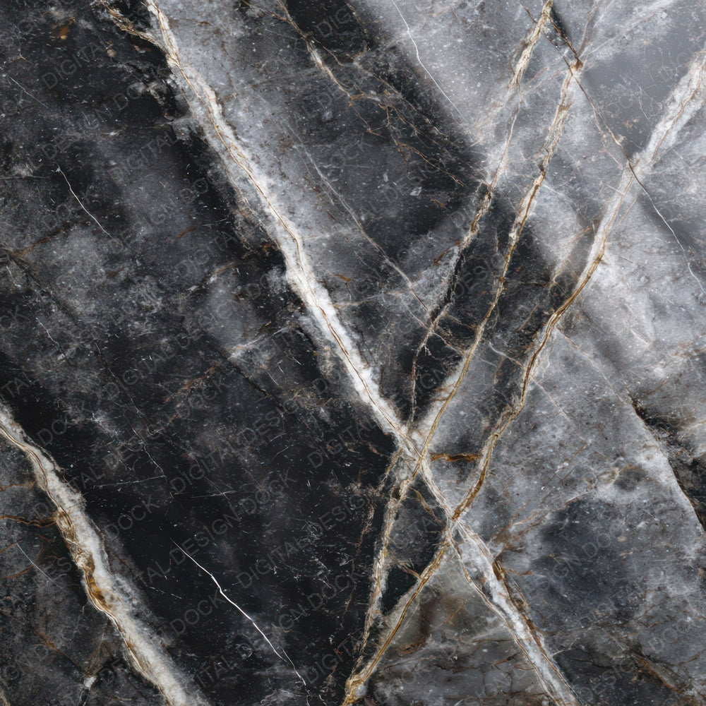 Black Marble Veins Digital Paper Pack (DDD008091)