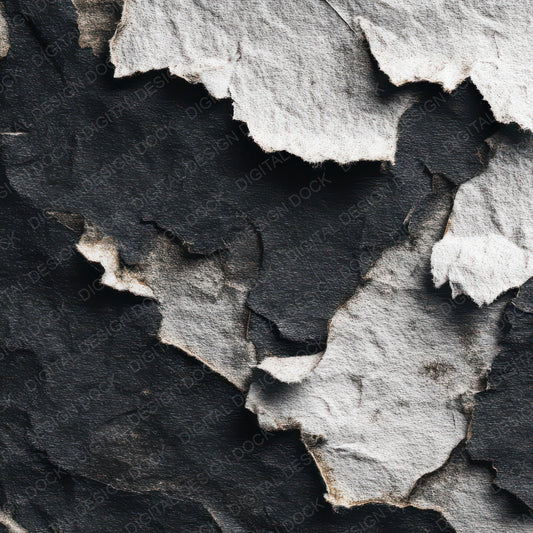 Black Torn Paper Digital Paper Pack (DDD008718)