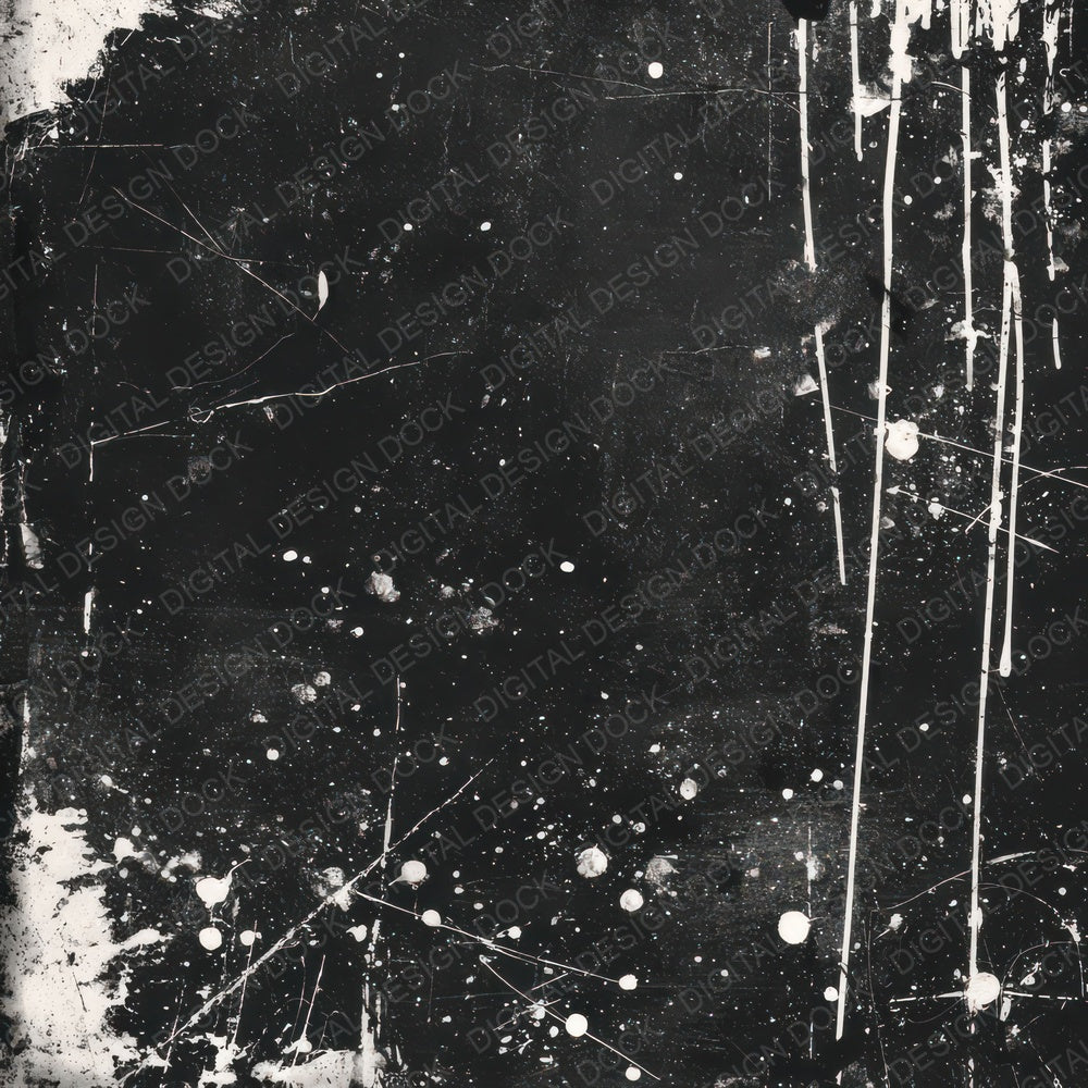 Black White Grunge Digital Paper Pack (DDD008720)