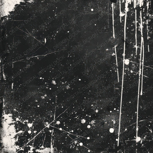Black White Grunge Digital Paper Pack (DDD008720)