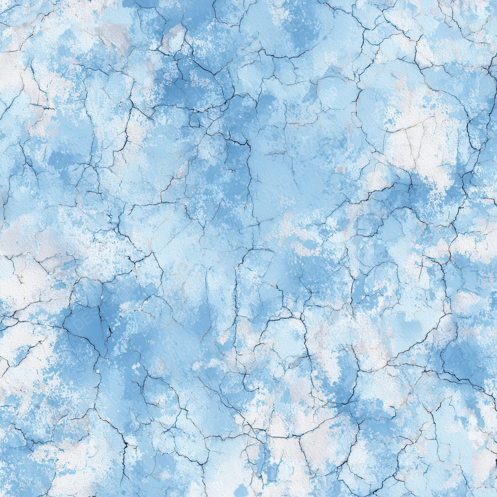 Blue Cracked Paint Digital Paper Pack (DDD008489)