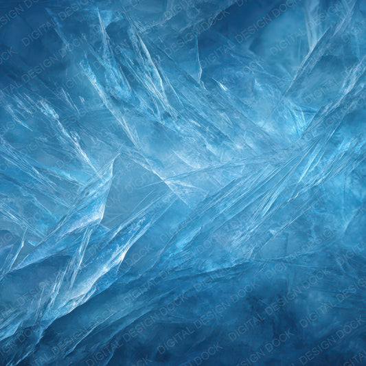 Blue Ice Crystals Digital Paper Pack (DDD008491)