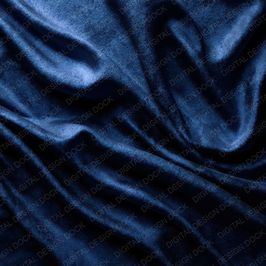 Blue Velvet Fabric Digital Paper Pack (DDD008494)