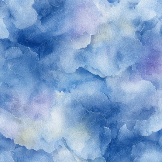 Blue Watercolor Wash Digital Paper Pack (DDD008495)