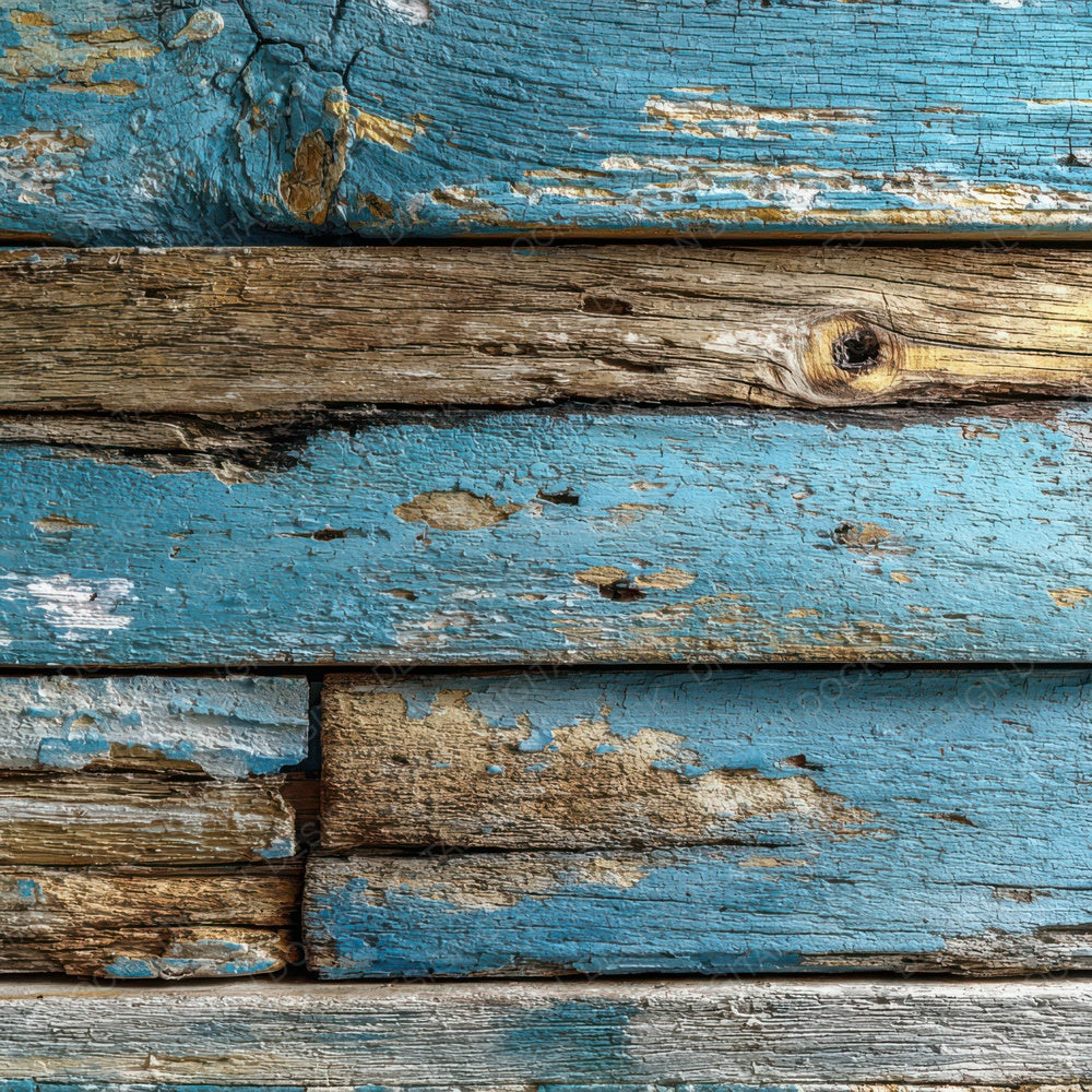 Blue Weathered Wood Panels Digital Paper Pack (DDD007868)