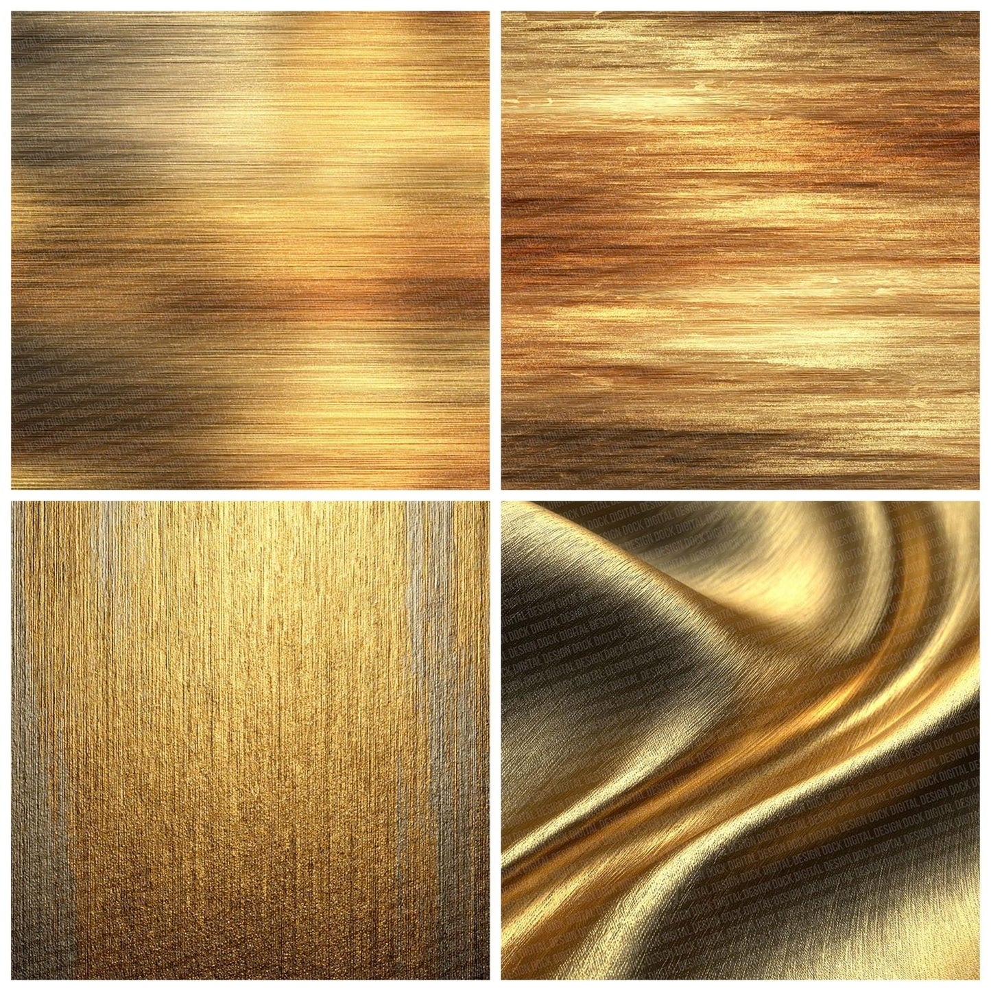 Brushed Gold Abstract Digital Paper Pack (DDD000723)