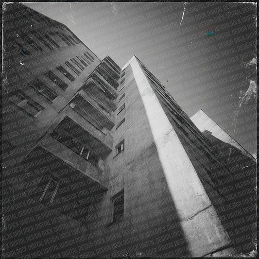 Brutalist Block Damaged Photo Digital Paper Pack (DDD000725)