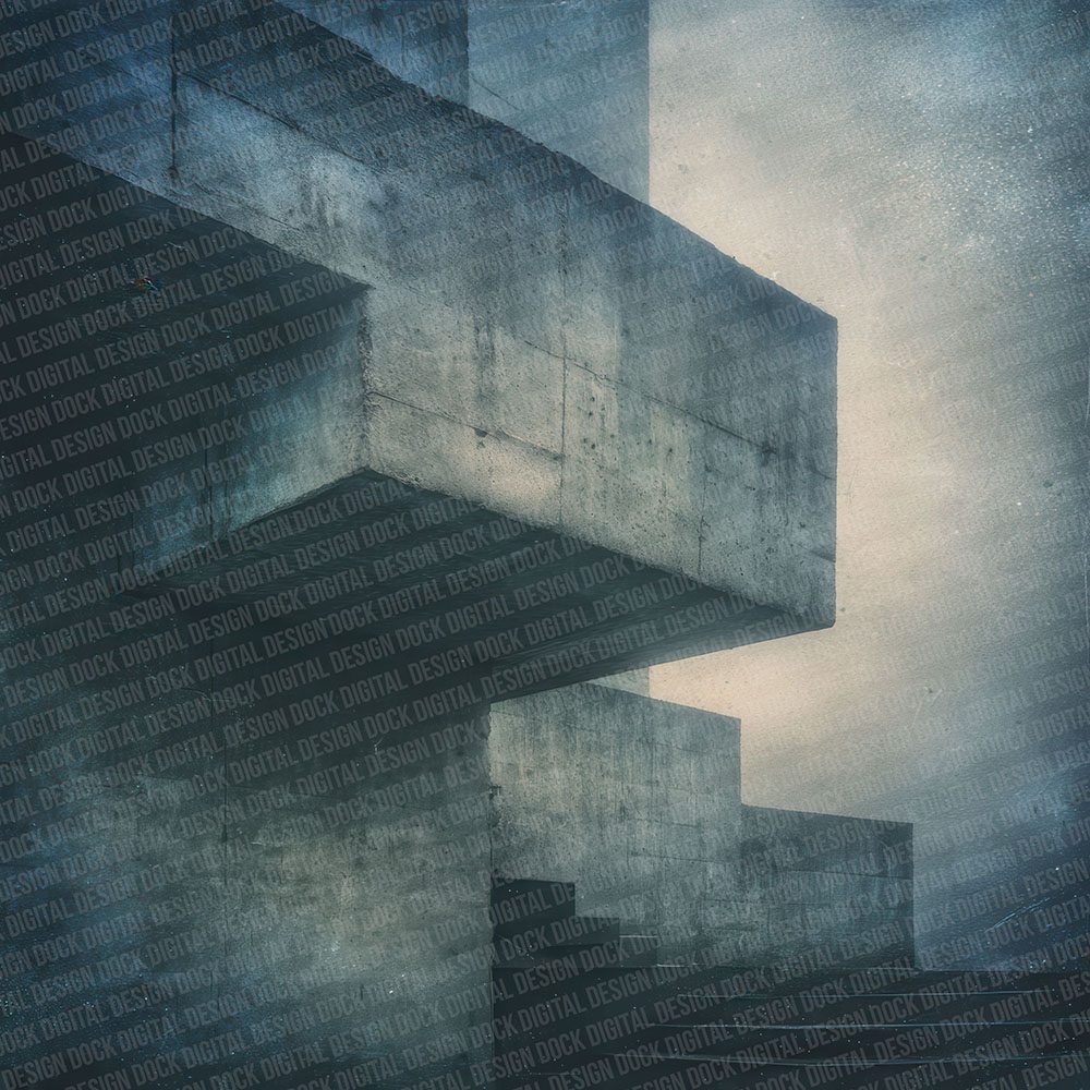 Brutalist Haze Concrete Digital Paper Pack (DDD000726)