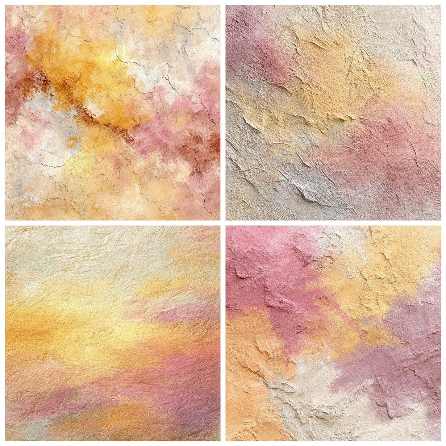 Butter Rose Chalk Digital Paper Pack (DDD000757)