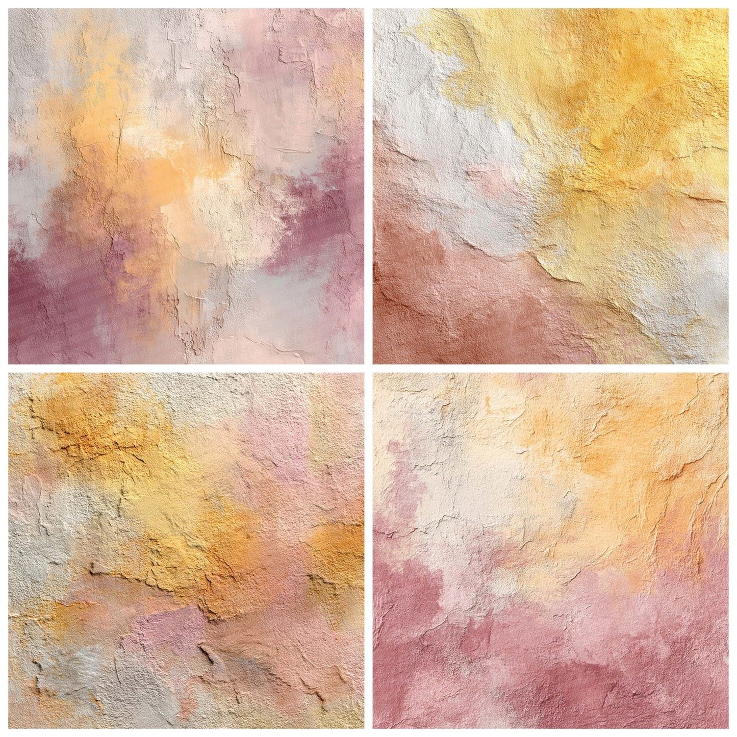 Butter Rose Chalk Digital Paper Pack (DDD000757)