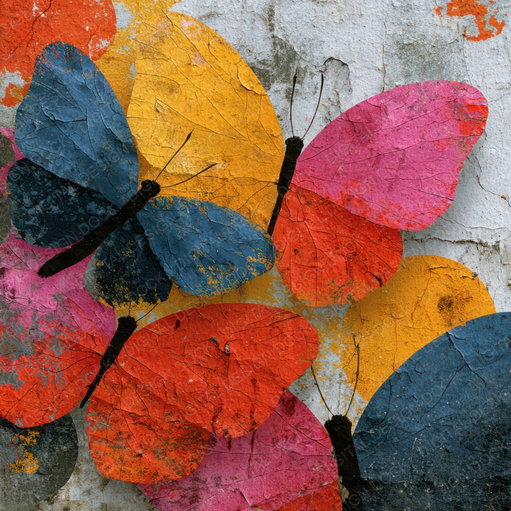 Butterfly Wing Layers Digital Paper Pack (DDD007973)