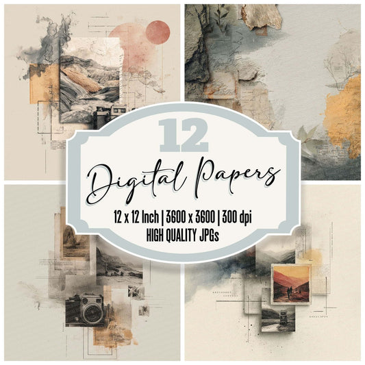 Camera Geology Notes Digital Paper Pack (DDD000775)