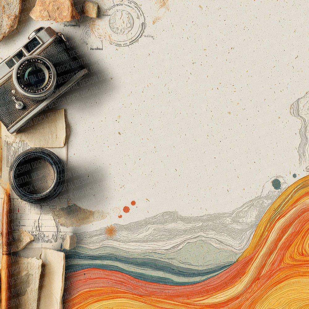 Camera Geology Notes Digital Paper Pack (DDD000775)