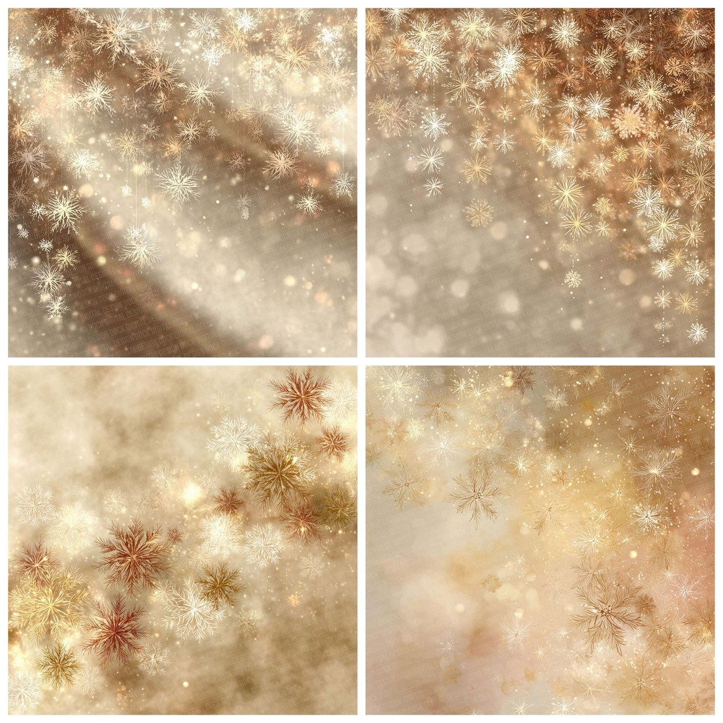 Candle Glow Christmas Background Digital Paper Pack (DDD000781)