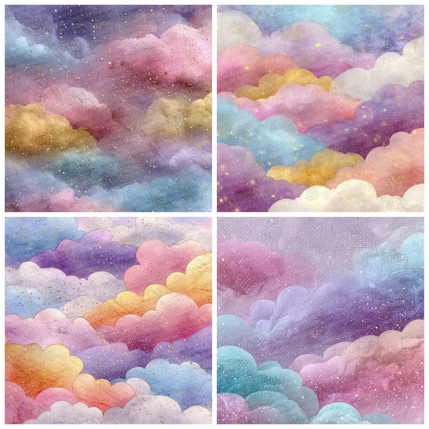 Candy Floss Dots Digital Paper Pack (DDD000787)