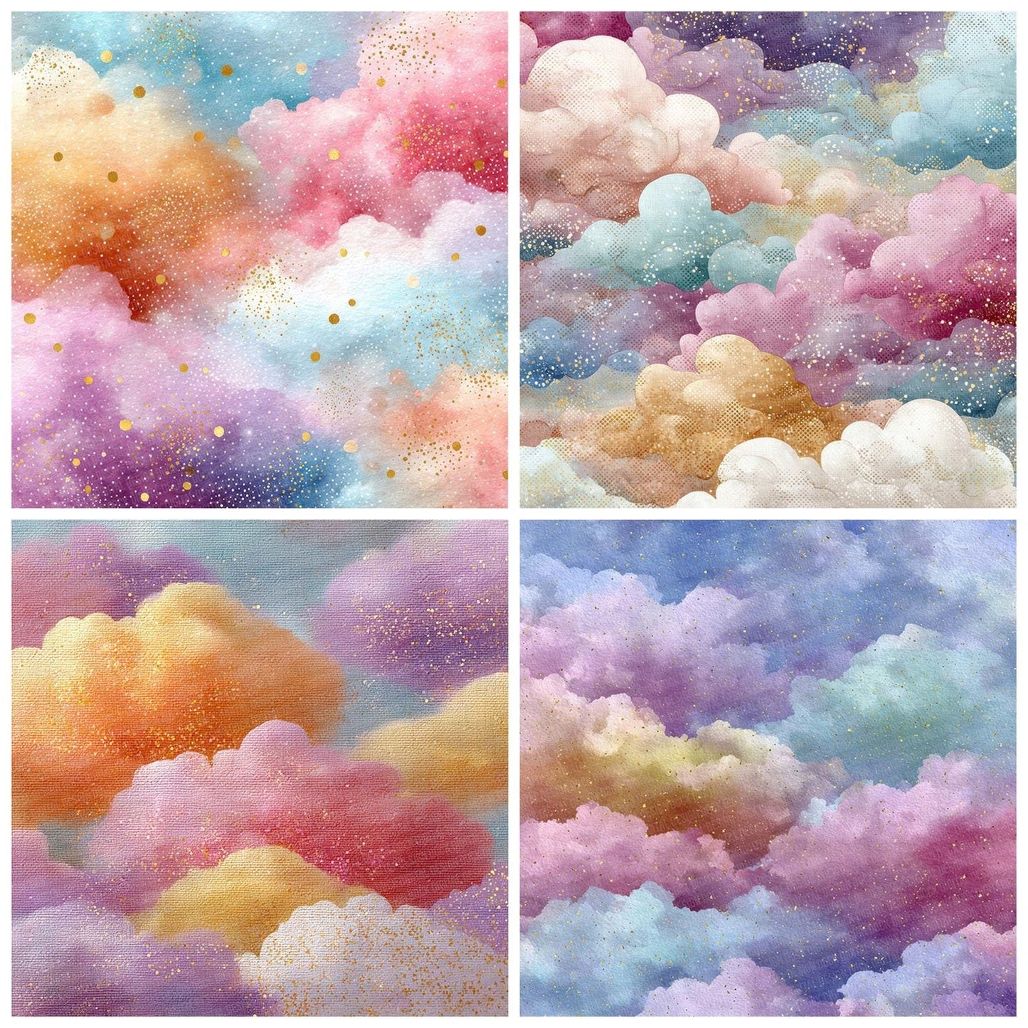 Candy Floss Dots Digital Paper Pack (DDD000787)