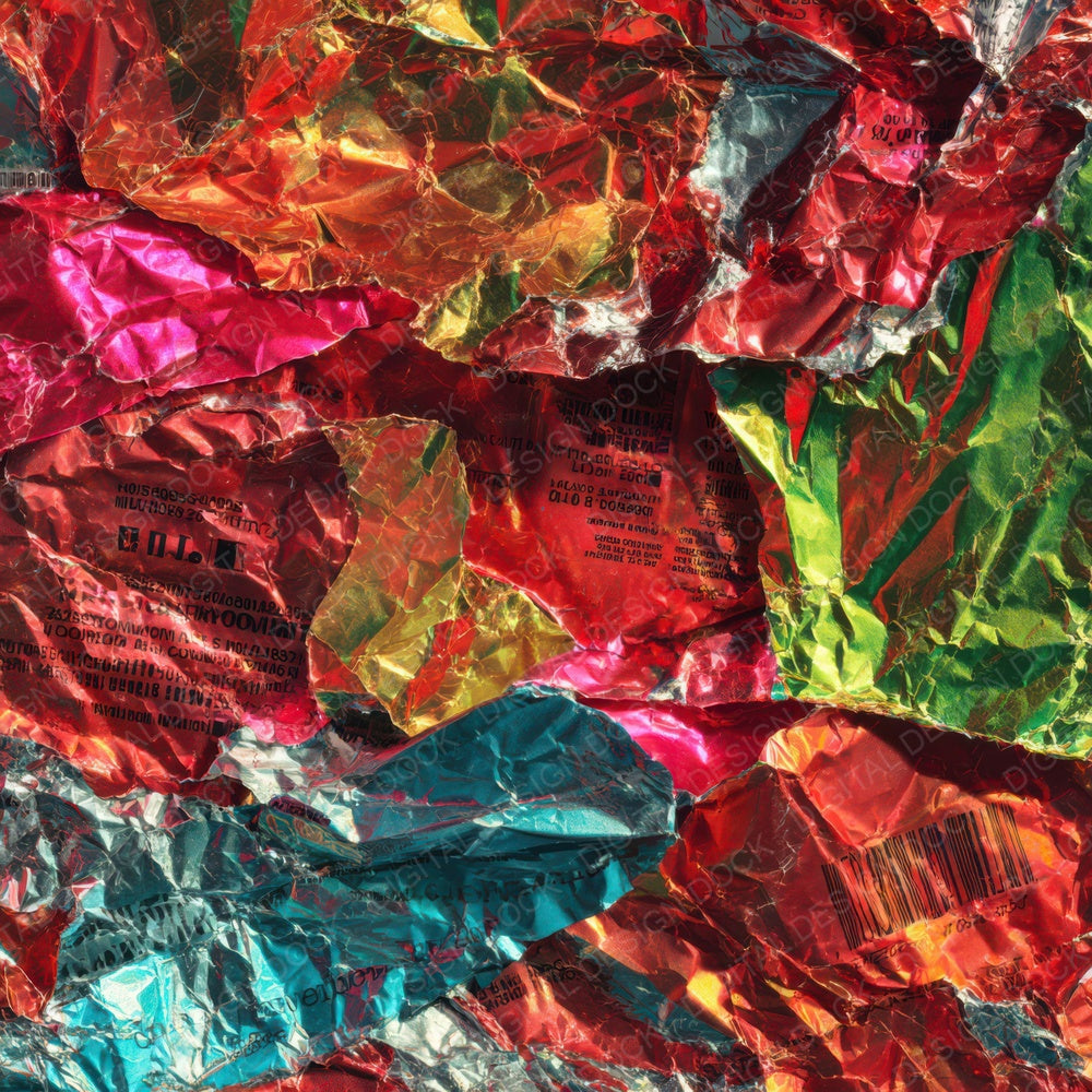 Candy Wrapper Collage Digital Paper Pack (DDD008309)