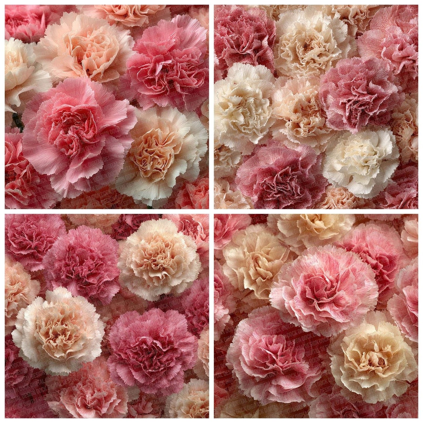 Carnation Overhead Fill Digital Paper Pack (DDD000798)