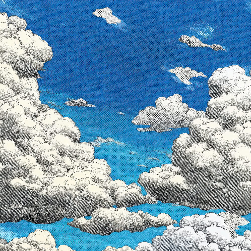 Cartoon Cloud Pop Digital Paper Pack (DDD000805)