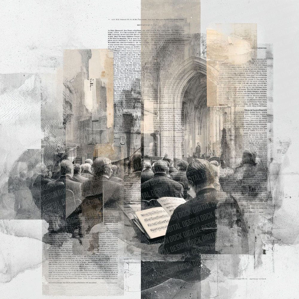 Cathedral Choir Moodboard Digital Paper Pack (DDD000818)