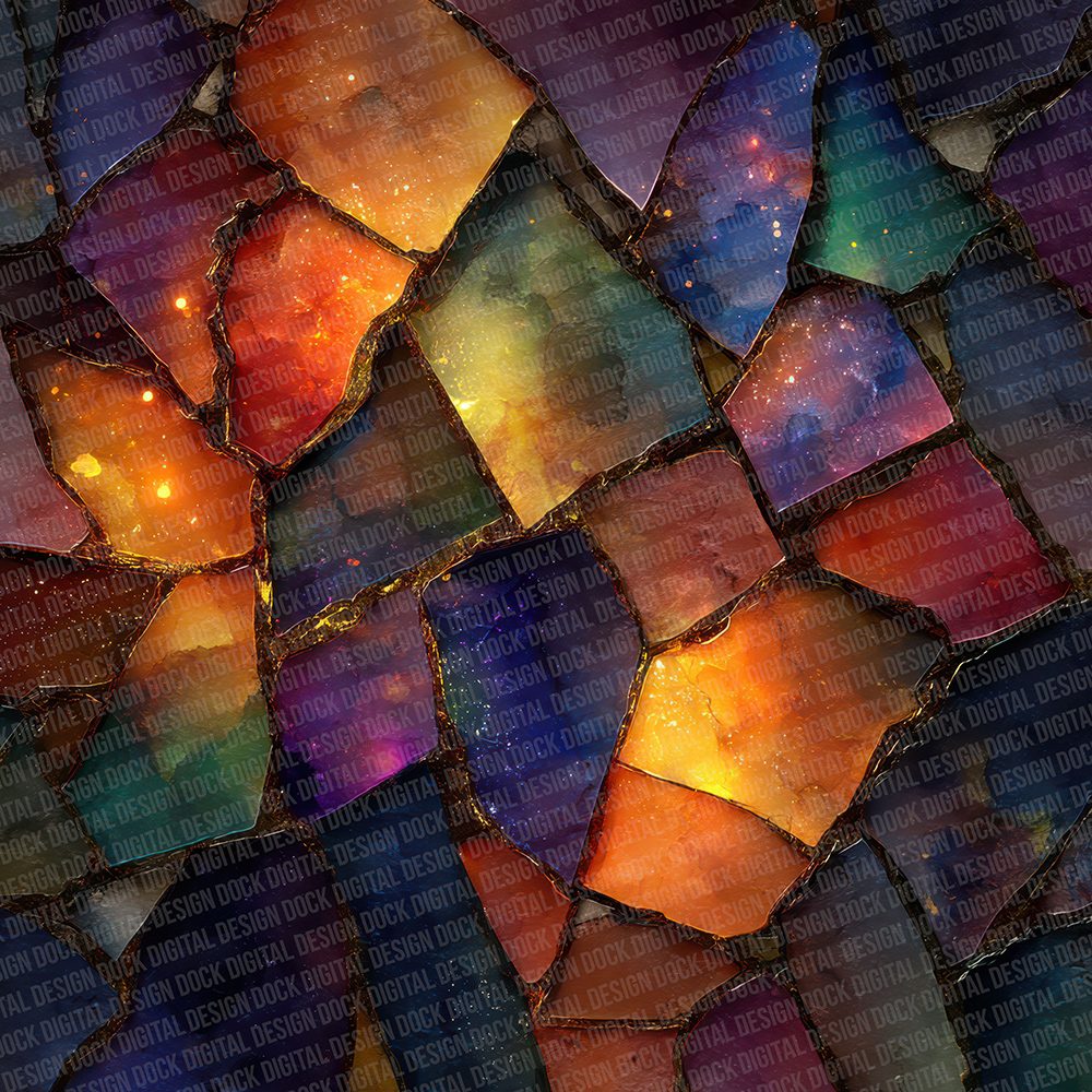 Cathedral Glass Shatter Digital Paper Pack (DDD000820)