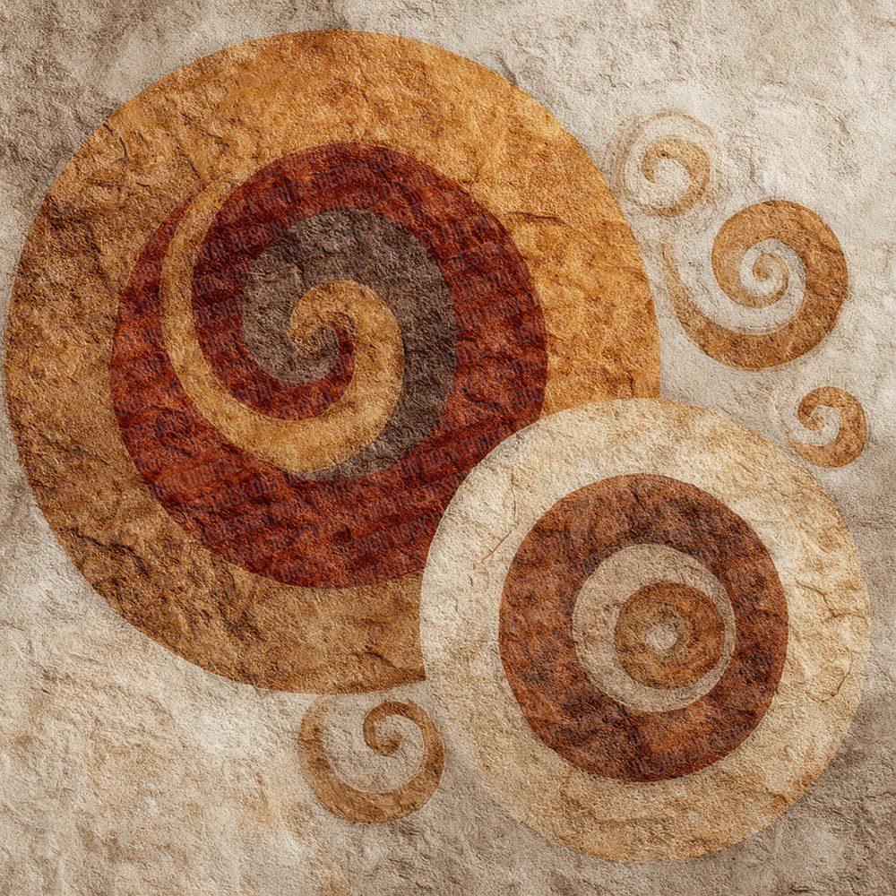 Celtic Spiral Ochre Digital Paper Pack (DDD000842)