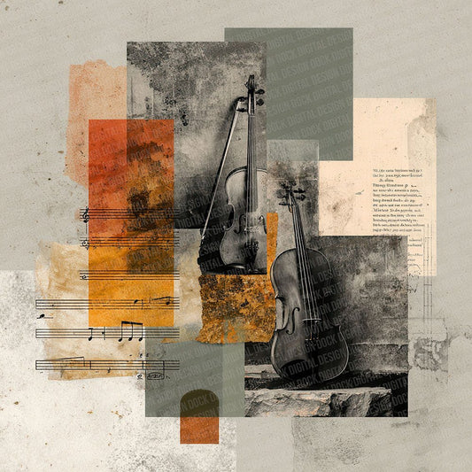 Chamber Music Moodboard Digital Paper Pack (DDD000858)