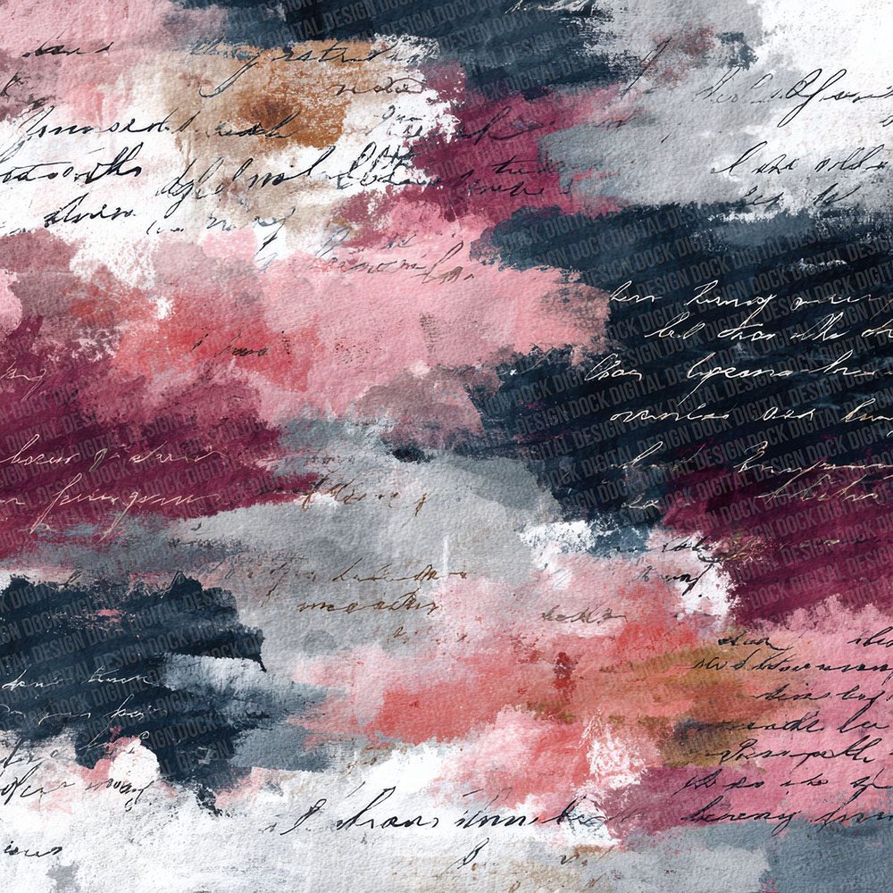 Chaos Beneath Art Layers Script Digital Paper Pack (DDD000864)