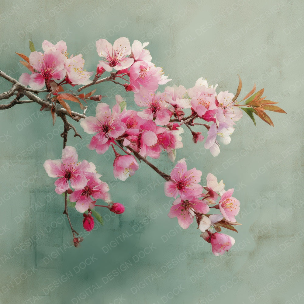 Cherry Blossom Wash Digital Paper Pack (DDD007626)