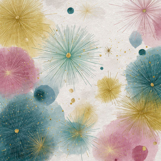 Christmas Atomic Starburst Digital Paper Pack (DDD000904)