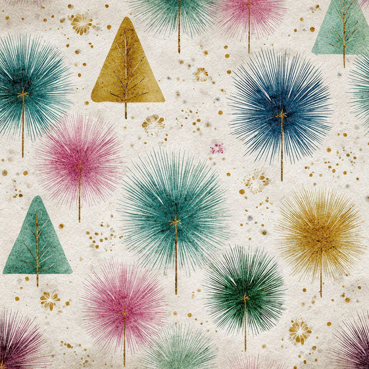 Christmas Atomic Tree Digital Paper Pack (DDD000905)