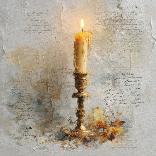 Christmas Candle Haze Digital Paper Pack (DDD000908)