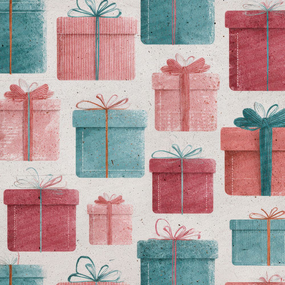 Christmas Gift Wrap Digital Paper Pack (DDD000911)