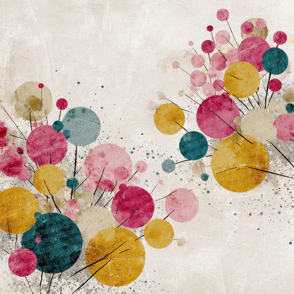 Christmas Retro Bauble Cluster Digital Paper Pack (DDD000921)