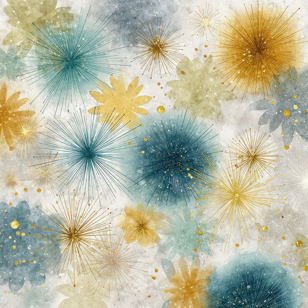 Christmas Retro Starburst Digital Paper Pack (DDD000933)