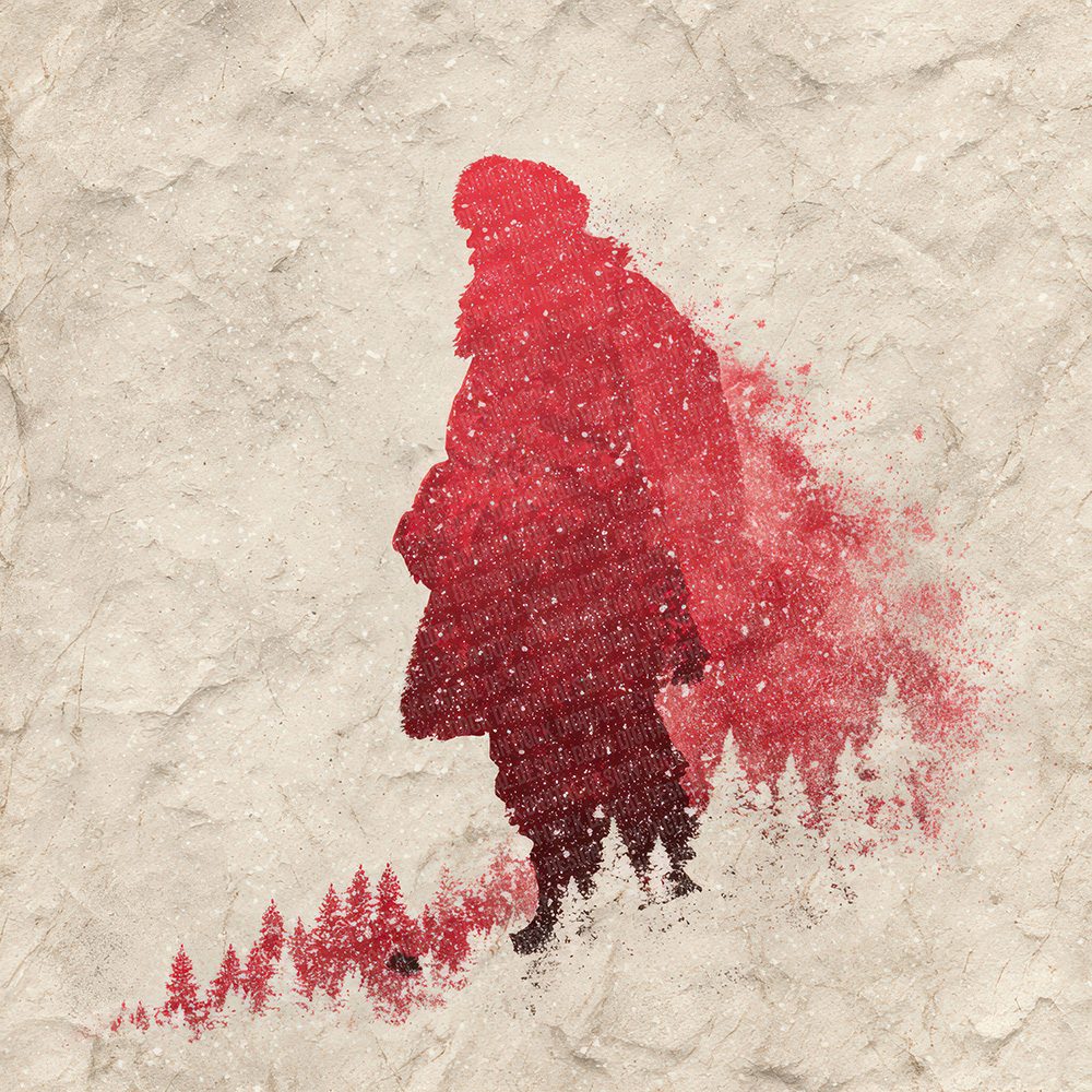 Christmas Santa Silhouette Digital Paper Pack (DDD000941)