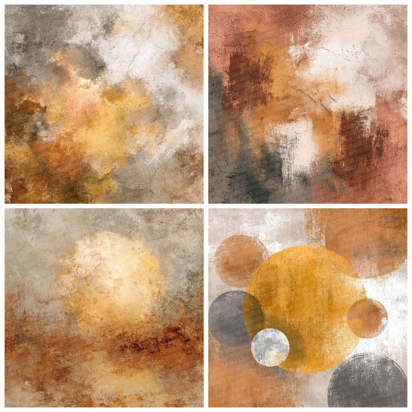 Cinnamon Honey Warm Digital Paper Pack (DDD000961)