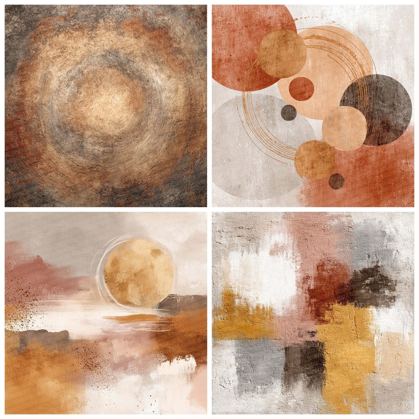 Cinnamon Honey Warm Digital Paper Pack (DDD000961)