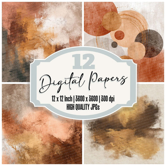 Cinnamon Honey Warm Digital Paper Pack (DDD000961)