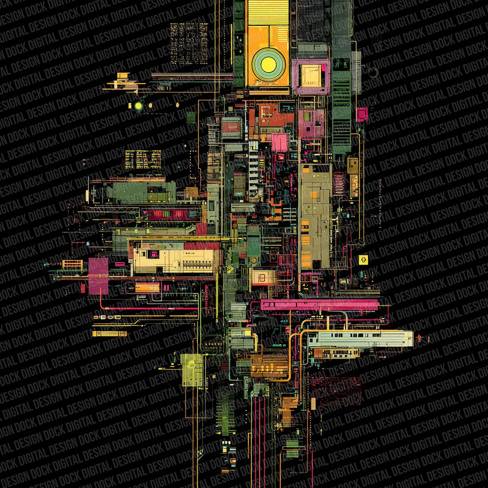 Circuit City Neon Digital Paper Pack (DDD000963)