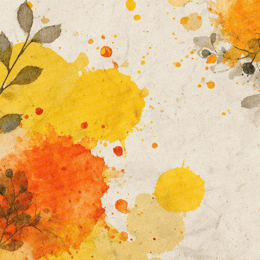 Citrus Ink Splash Digital Paper Pack (DDD000968)