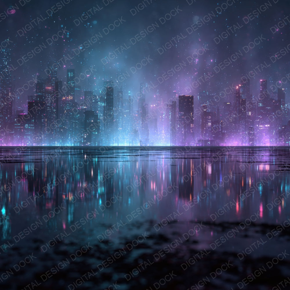 City Grid Cyberpunk Future Digital Paper Pack (DDD007628)